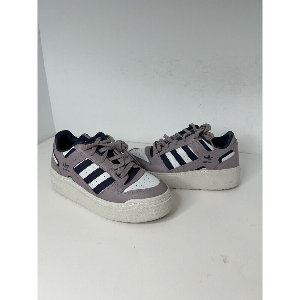 ADIDAS FORUM XLG SHOES Platform Leather  Sneakers Retro Night Indigo‎ Fig Sz 9.5
